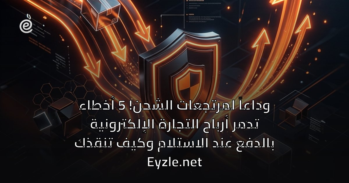 وداعاً لمرتجعات الشحن! 5 أخطاء تدمر أرباح التجارة الإلكترونية بالدفع عند الاستلام وكيف تنقذك Eyzle.net