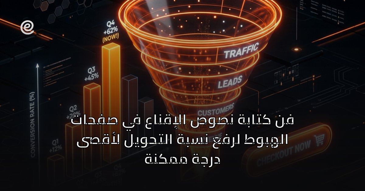 فن كتابة نصوص الإقناع في صفحات الهبوط لرفع نسبة التحويل لأقصى درجة ممكنة