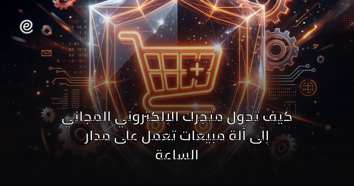 كيف تحول متجرك الإلكتروني المجاني إلى آلة مبيعات تعمل على مدار الساعة