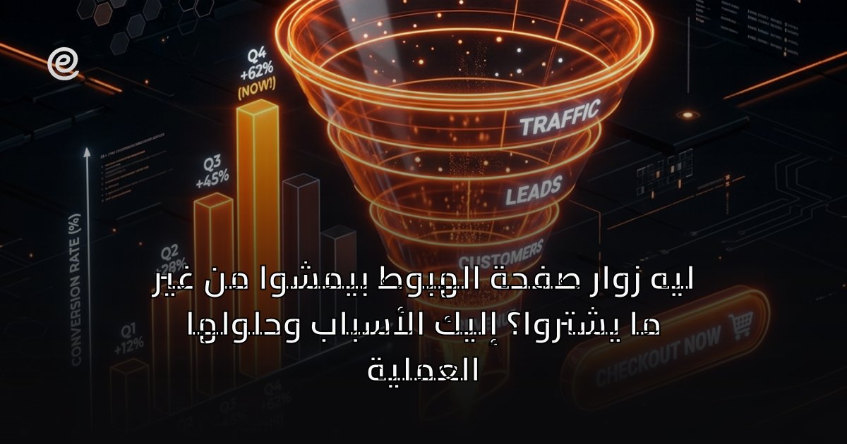 ليه زوار صفحة الهبوط بيمشوا من غير ما يشتروا؟ إليك الأسباب وحلولها العملية