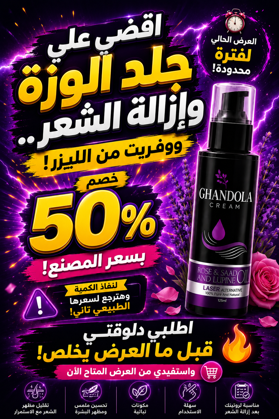 شمعة بديلة ال ليزر ر
