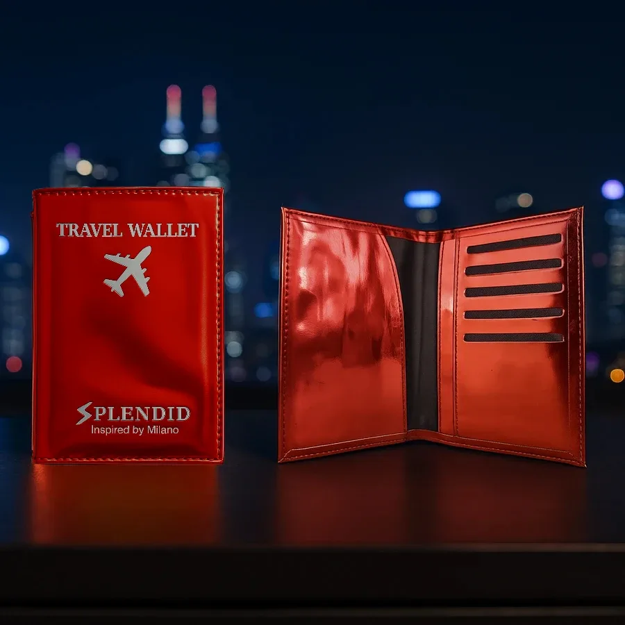 محفظة السفر الإيطالية Travel Wallet – من مجموعة الألوان بريق الامعة (8)