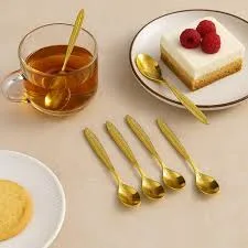طقم ملاعق الشاي الفاخر بتصميم البيضة - 6 قطع 🥄✨ (2)
