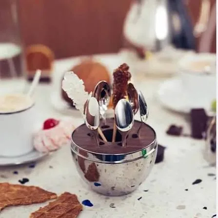 طقم ملاعق الشاي الفاخر بتصميم البيضة - 6 قطع 🥄✨ (3)