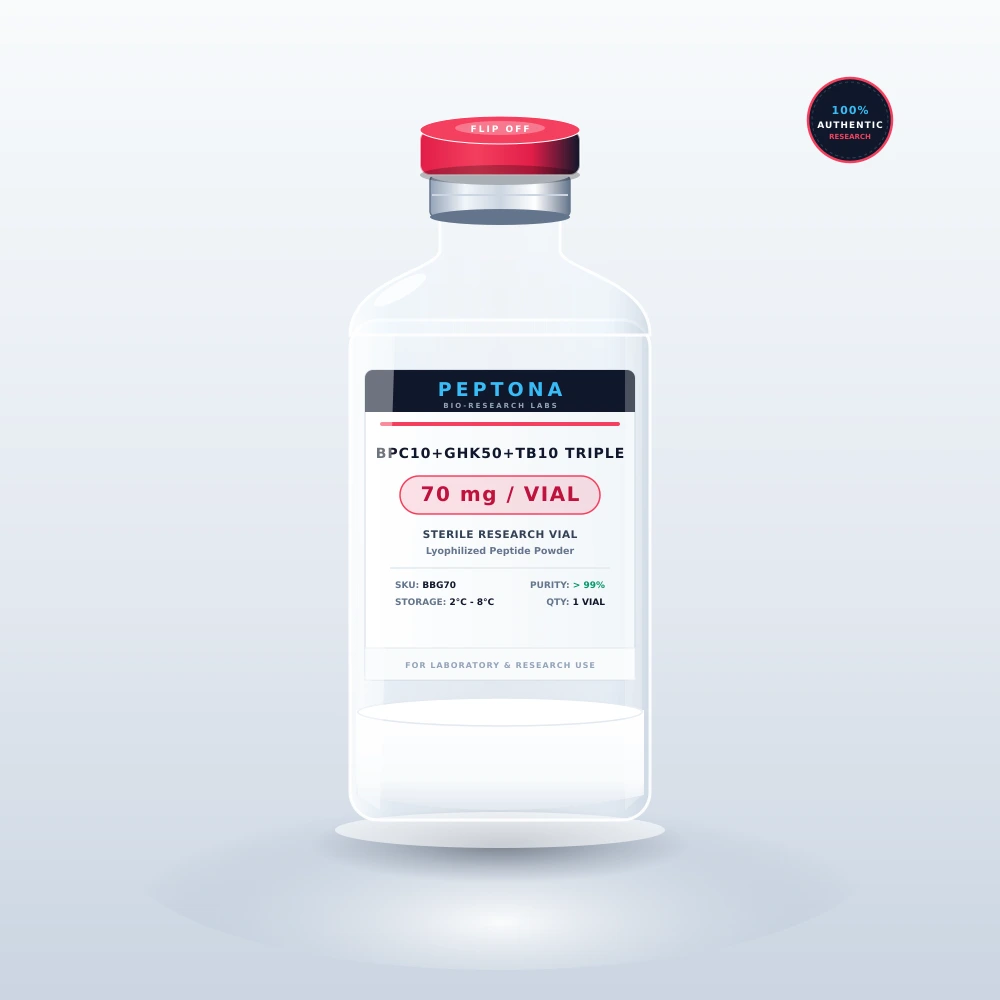 BPC10+GHK50+TB10 Triple 70 mg (Vial)